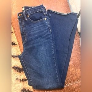 Madewell Skinny Flare dark wash jeans, 29 Tall